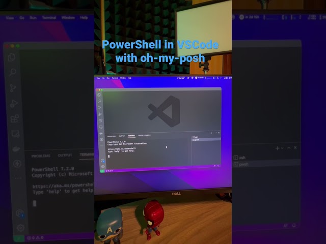 PowerShell VSCode beautiful integrated terminal oh-my-posh