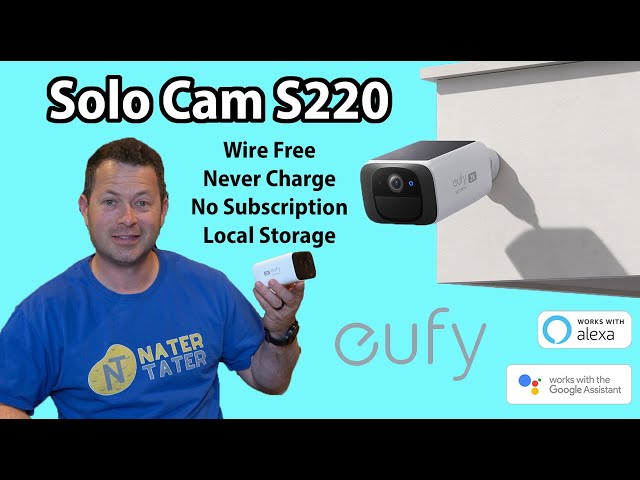 ✅ NEW RELEASE: Eufy S220 Solo Cam 2K Res. - Solar Powered - Advanced AI w/ Facial Recognition