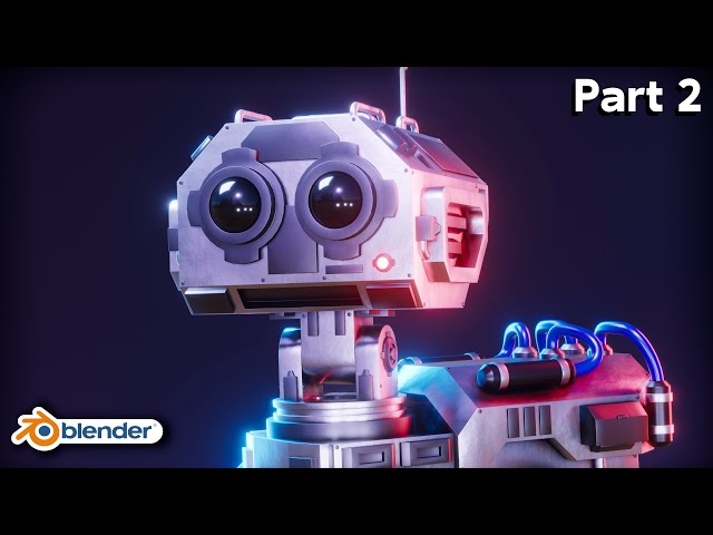 Sci-Fi Mech Robot - Part 2 (Blender Tutorial)