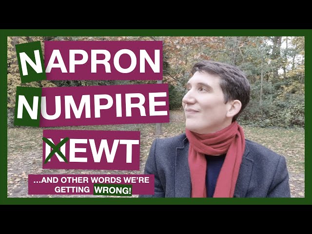 NUMPIRE, NAPRON, [N]EWT and other words we're getting wrong