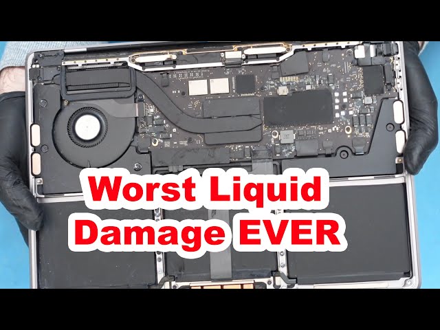M1 MacBook Pro Liquid Spill - Worst Liquid Spill Damage Ever