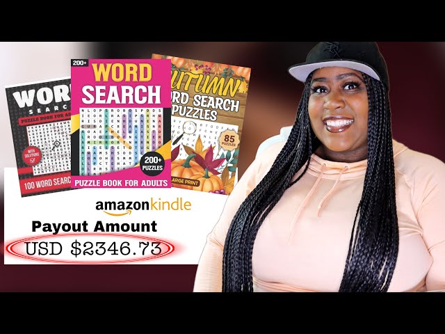 Make 1000s A Month Selling Word Search Books Online (Step by Step Tutorial)