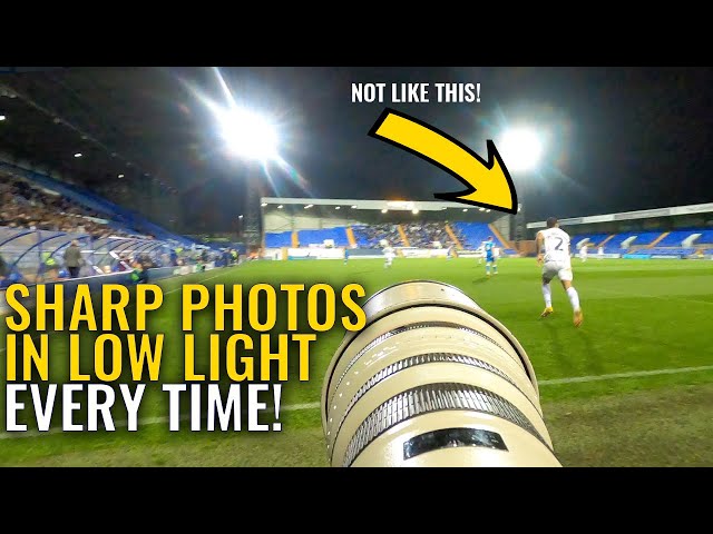 Tips for Sharp Images in Low Light: Sports Photography Settings
