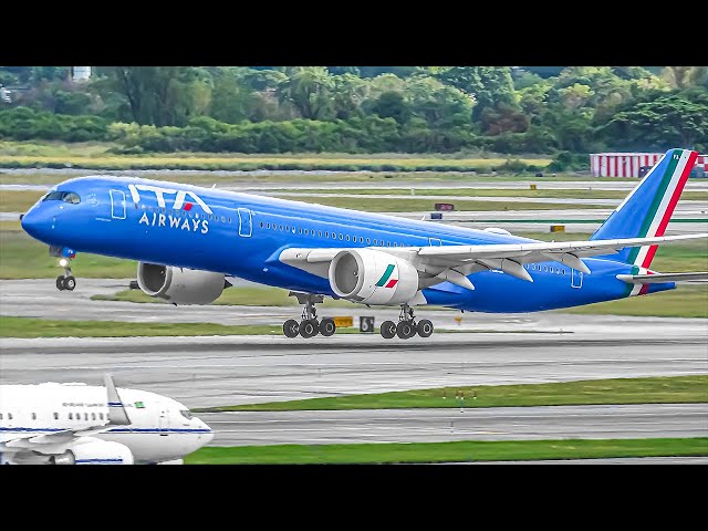 ✈️ 200 CLOSE UP TAKEOFFS and LANDINGS in 2 HOURS | NEW YORK JFK Airport Plane Spotting [JFK/KJFK]