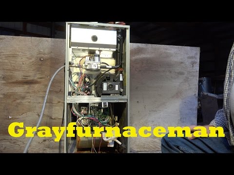 Service of the 90+ gas furnace