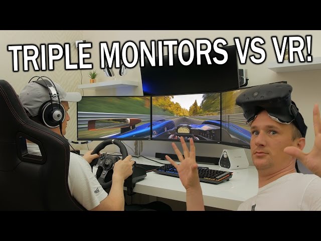 What's the Ultimate Racing Setup? TRIPLE SCREENS VS VR