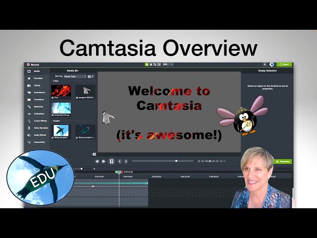 Overview of Camtasia -- Powerful AND Easy to Use for Editing and Screencasting!