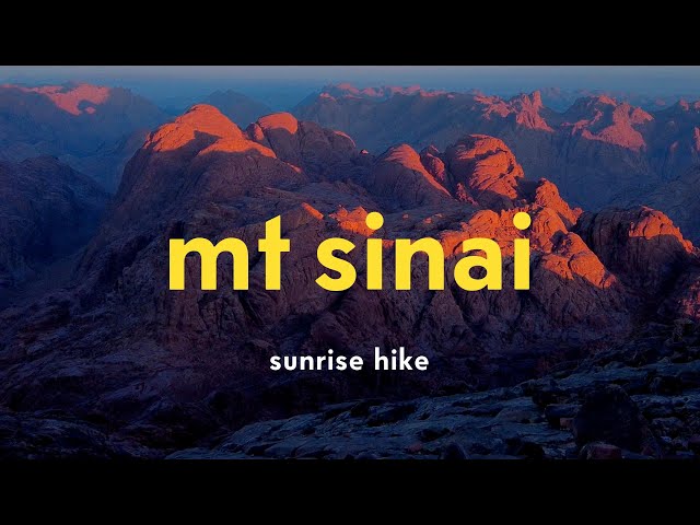 Best Hike in Egypt 🇪🇬 Mount Sinai