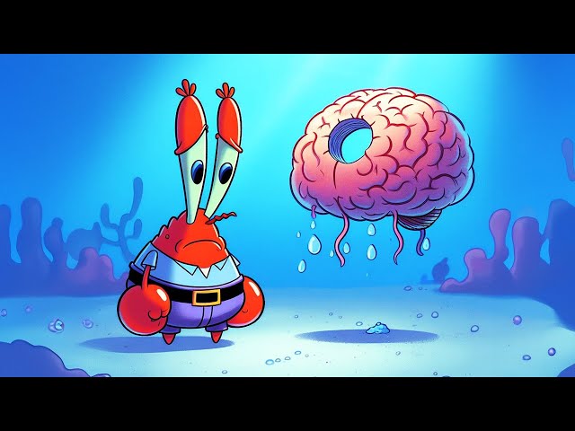 AI Mr. Krabs sings "Hole in the Bottom of My Brain" by AJR