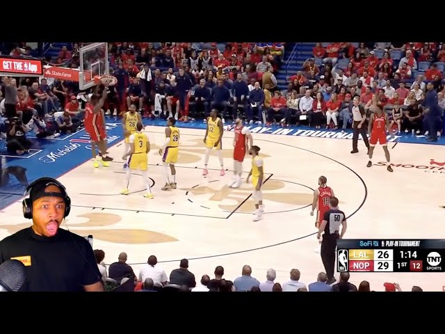 BigR reacts to LAKERS at PELICANS | #SoFiPlayIn | FULL GAME HIGHLIGHTS | April 16, 2023
