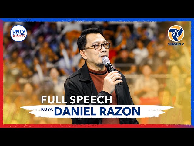 FULL SPEECH: Kuya Daniel’s message during the Opening of the UNTV Volleyball League Season 2