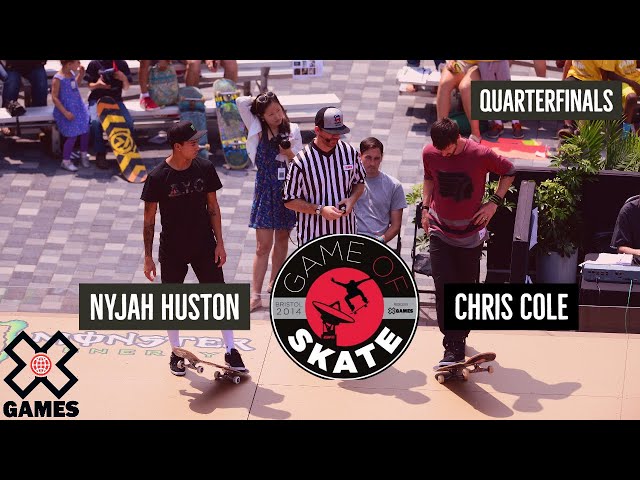 Nyjah Huston vs. Chris Cole: GAME OF SKATE QUARTERFINALS | World of X Games