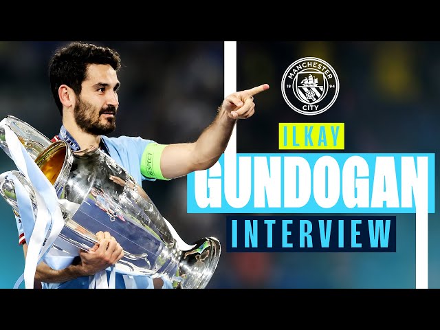 "It's VERY Special" | Ilkay Gundogan Sits with the Champions League Trophy!