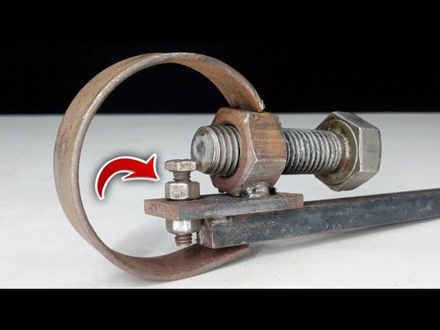 How to make a flat bar bending tool // grill design