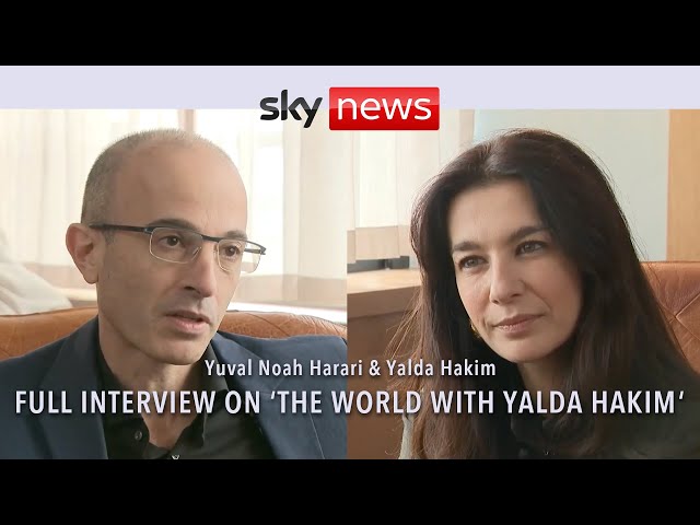 Yuval Noah Harari on Sky News' 'The World With Yalda Hakim'
