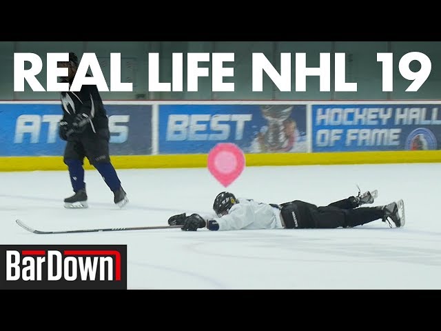 DOING WEIRD NHL 19 MOVES IN A REAL LIFE GAME