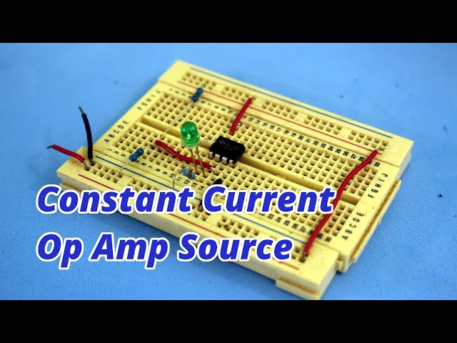 Constant Current Source with Op Amp