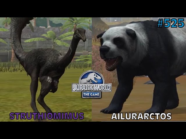 Struthiomimus & Ailurarctos Showcase - Jurassic World: The Game - EP 525