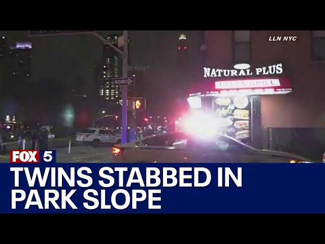 Twins stabbed, 1 fatally in Park Slope, Brooklyn