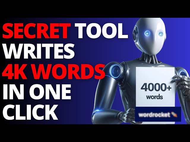 Write 4000+ Word Blog Post In ONE Click Using AI (In Less Than 5 Mins)