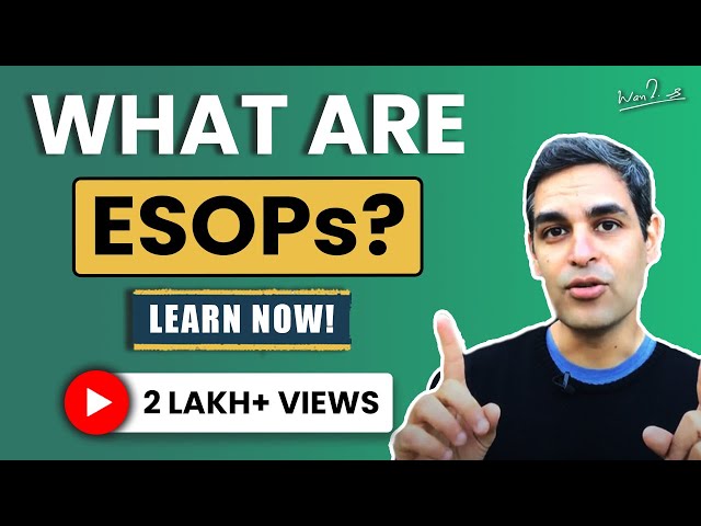 ESOP - Employee Stock Option Plan EXPLAINED in Hindi | Ankur Warikoo Startups | Startup Video