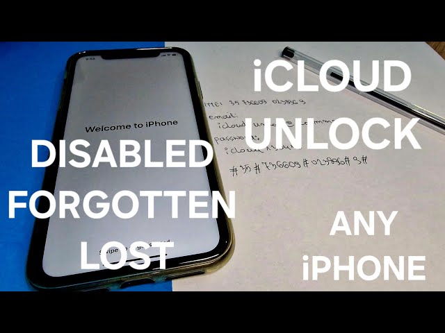 iCloud Unlock from Any iPhone with Disabled/Forgotten/Lost Apple ID and Password World Wide✅