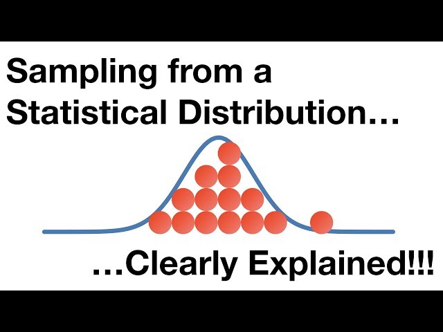 Sampling from a Distribution, Clearly Explained!!!
