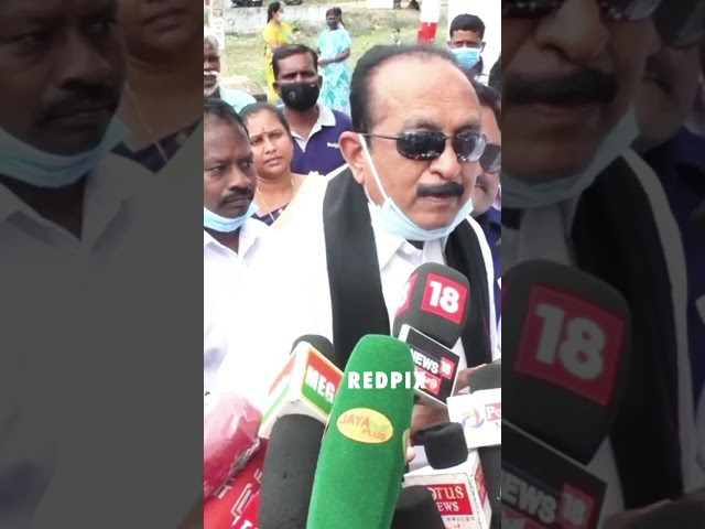 Vaiko - i spoiled my life in politics   i don't want this to happen to my son   vaiko speech