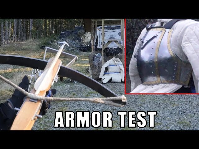 Medieval Crossbows vs. Breastplate and Lamellar Armor