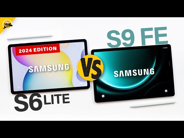 BIG DIFFERENCE? Galaxy Tab S6 Lite (2024) vs Tab S9 FE!