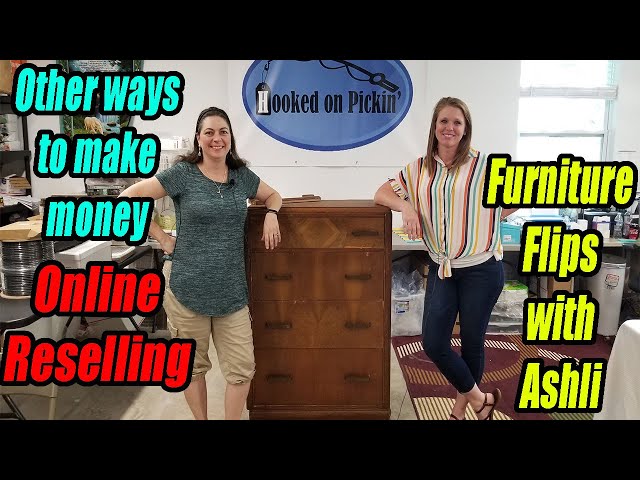 Other Ways to make Money Online - Furniture Flips with Ashli - Reselling & refurbishing old items.