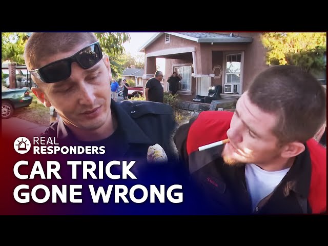 Reckless Driver Crashes Into Innocent Man's House While Doing Donuts | Cops | Real Responders