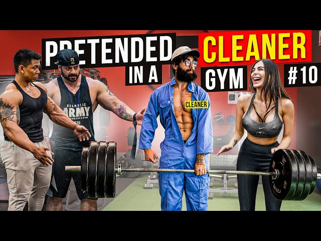 Elite Powerlifter Pretended to be a CLEANER #10 | Anatoly GYM PRANK