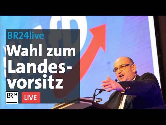 BR24live: AfD-Parteitag in Greding. Wahl zum Landesvorsitz | BR24live