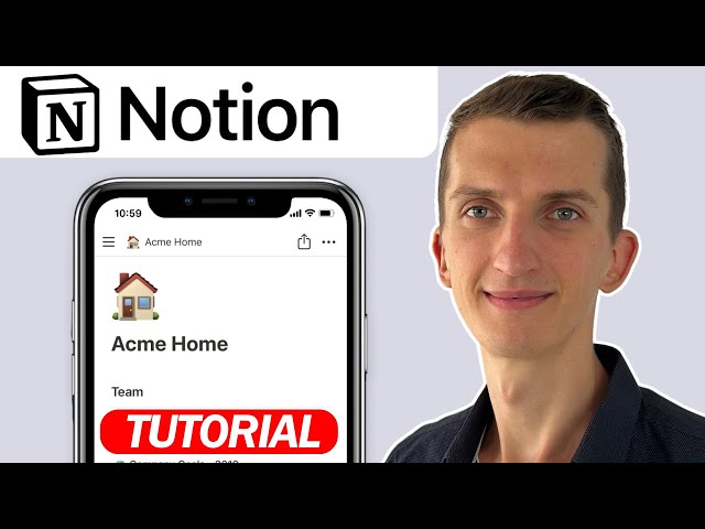 How to Use Notion on iPhone & Android - Notion App Tutorial(2024)