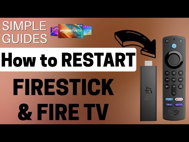 HOW to RESTART your FIRESTICK!