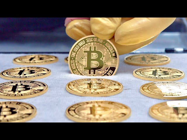 Very Interesting 99.99% Pure Gold Bitcoin Manufacturing Process. Korean Gold Factory