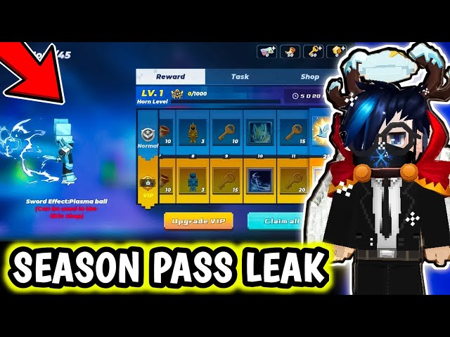 New Upcoming Horn 45 Season Pass Leaks in Bedwars 😱 | Blockman Go