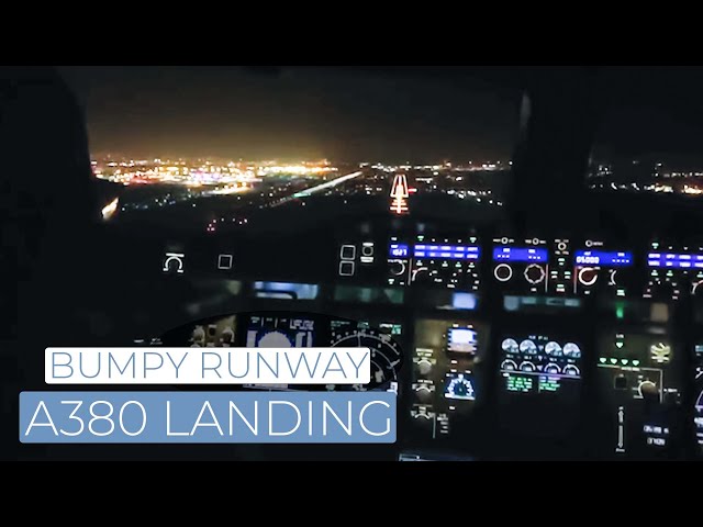 A380 Cockpit Landing - Paris