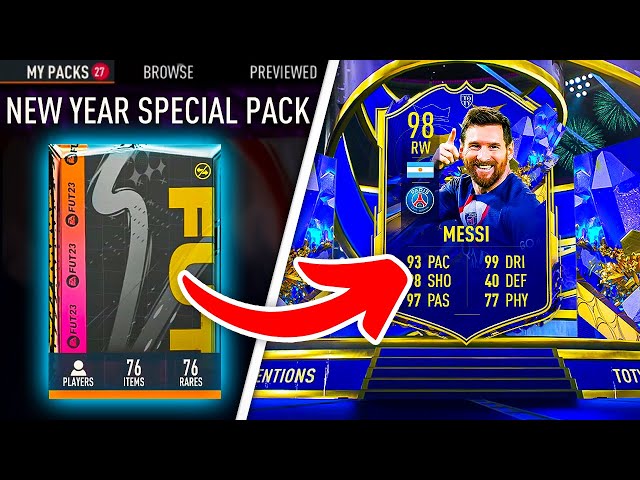 6 TOTY & ICONS PACKED! 🥳 30x 500K NEW YEAR SPECIAL PACKS - FIFA 23 Ultimate Team