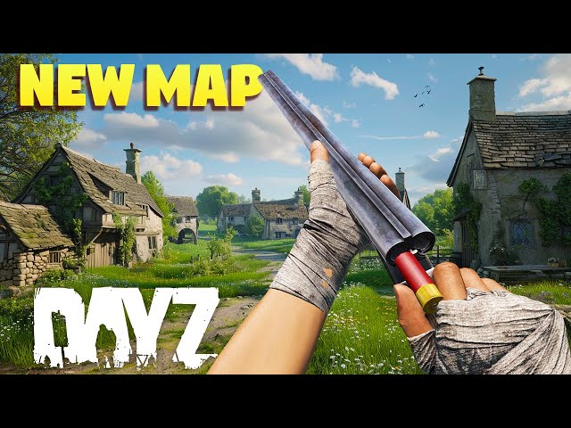 Day 1 on a NEW SUNNY ENGLISH DayZ MAP!