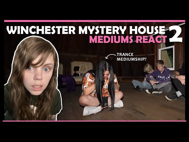 Winchester Mystery House - Is CelinaSpookyBoo a Trance Medium? | Mediums React to Sam and Colby PT2