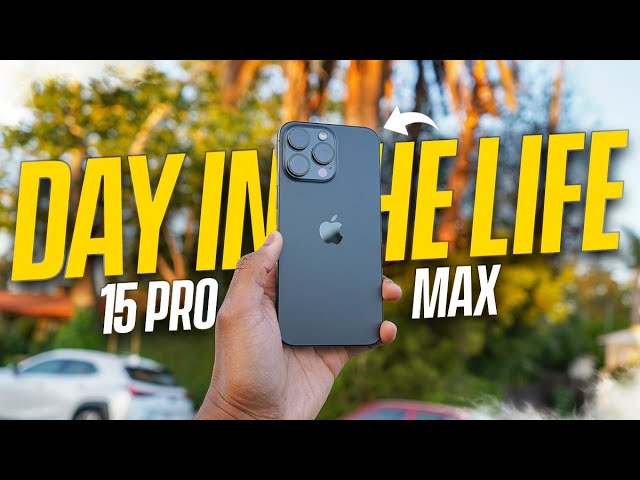 iPhone 15 Pro Max - Real Day In The Life Review (Camera & Battery Test)
