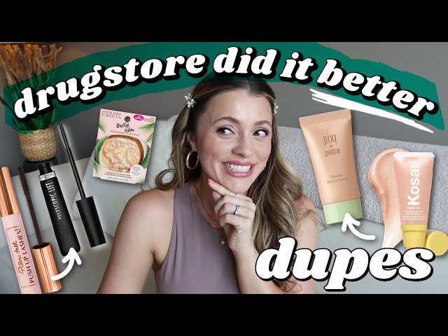 BRAND NEW DUPES ... the drugstore did it BETTER than high end makeup!