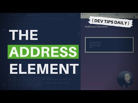 DevTips Daily: The Address Element