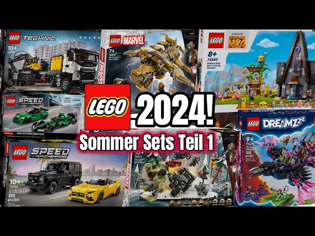 Man muss sich die Coolen raus picken: LEGO Neuheiten Sommer 2024 Bilder! | Teil 1/2