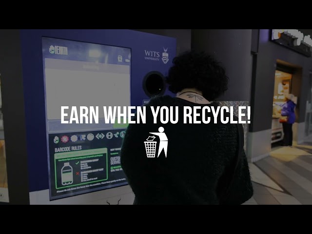 WATCH | Witsies recycle with the new reverse vending machine on campus
