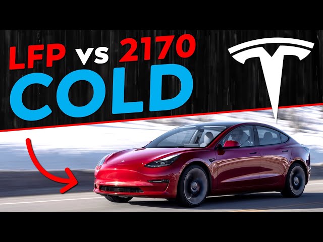 Tesla Model 3: LFP vs 2170 Batteries in Cold | Don't Make a Mistake!