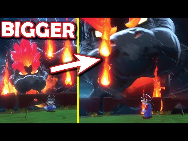 How BIG can you make Bowser in Bowser's Fury?