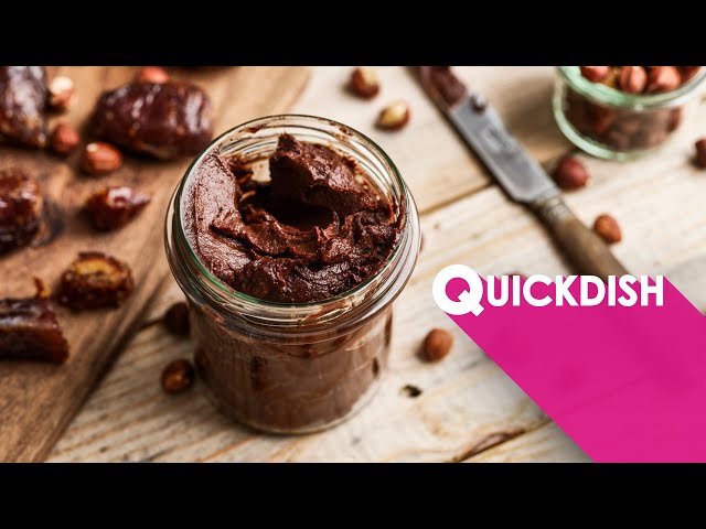 Nutella selbermachen - Vegan | Schokoladen-Nusscreme mit Datteln |Schnell & Einfach